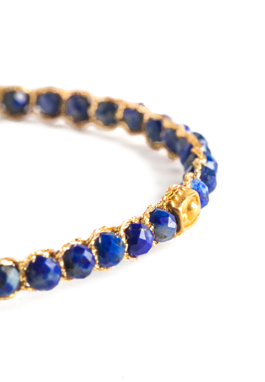 Lapis Lazuli Bracelet | Gold