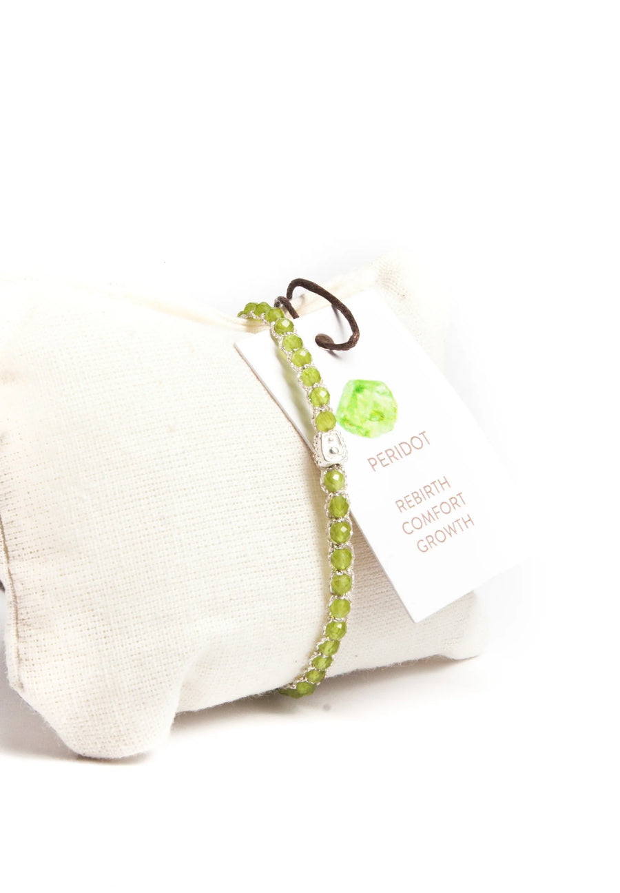 Peridot Bracelet | Silver