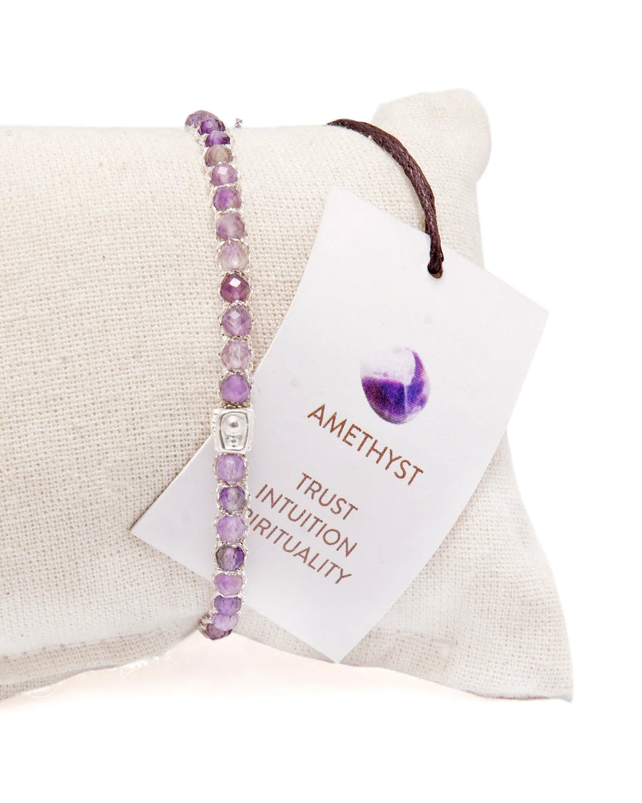 Amethyst Bracelet | Silver