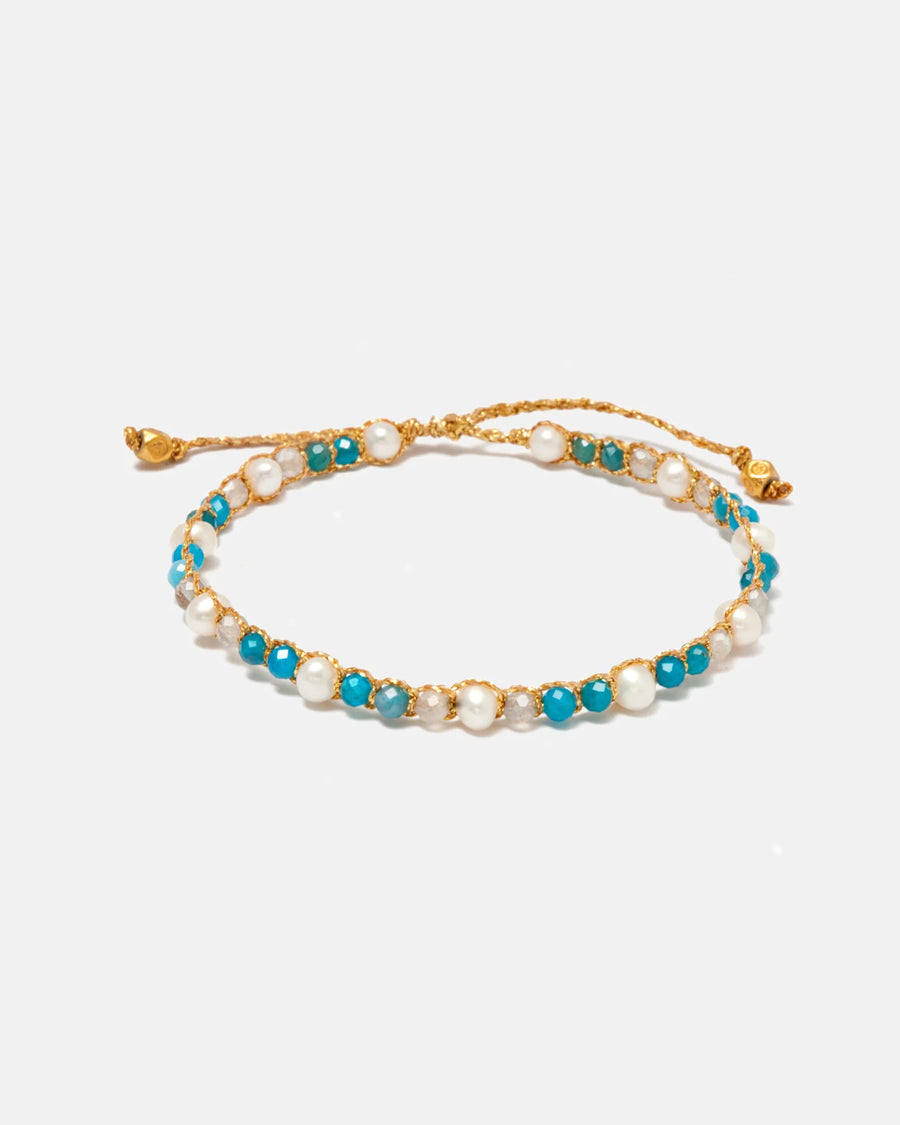 Pearl & Gemstone Bracelet - Temptation | Gold