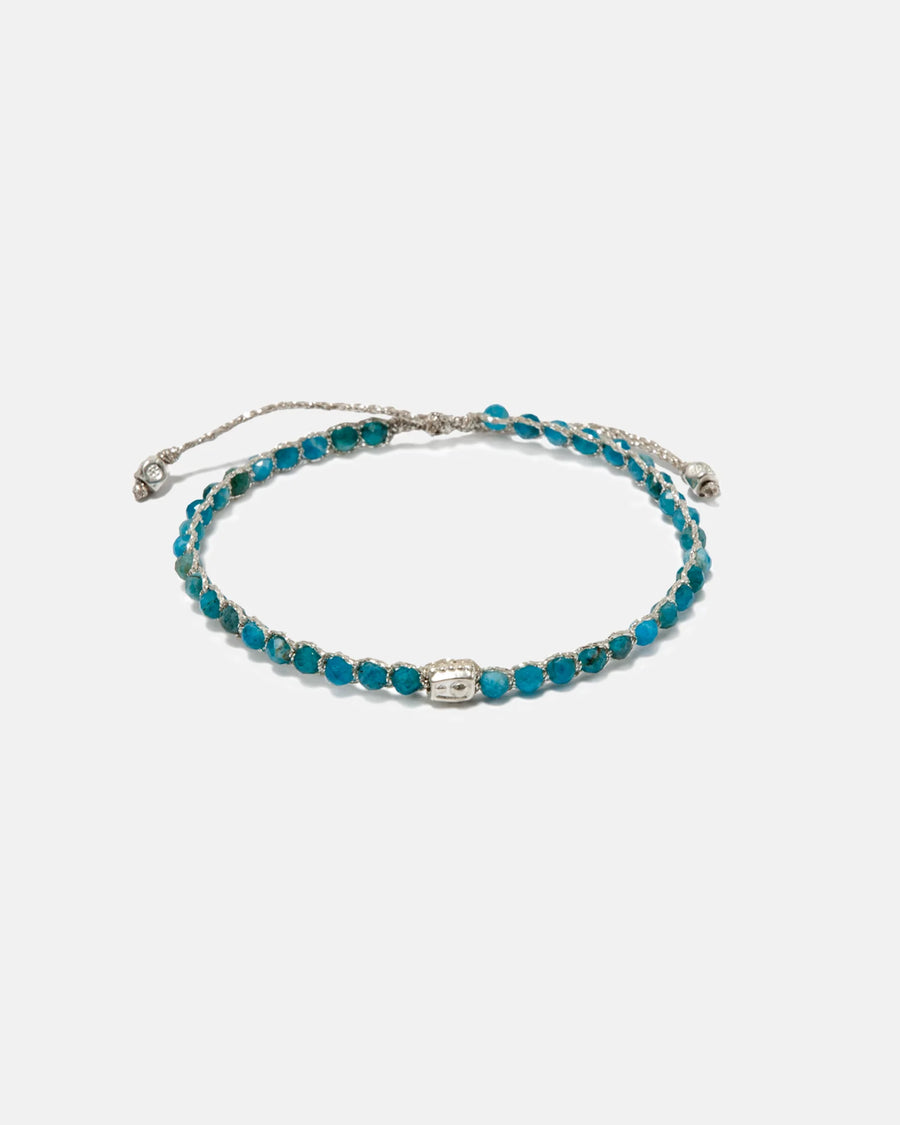 Apatite from Brazil Bracelet | Silver