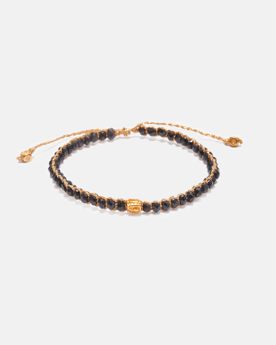 Black Tourmaline Bracelet | Gold