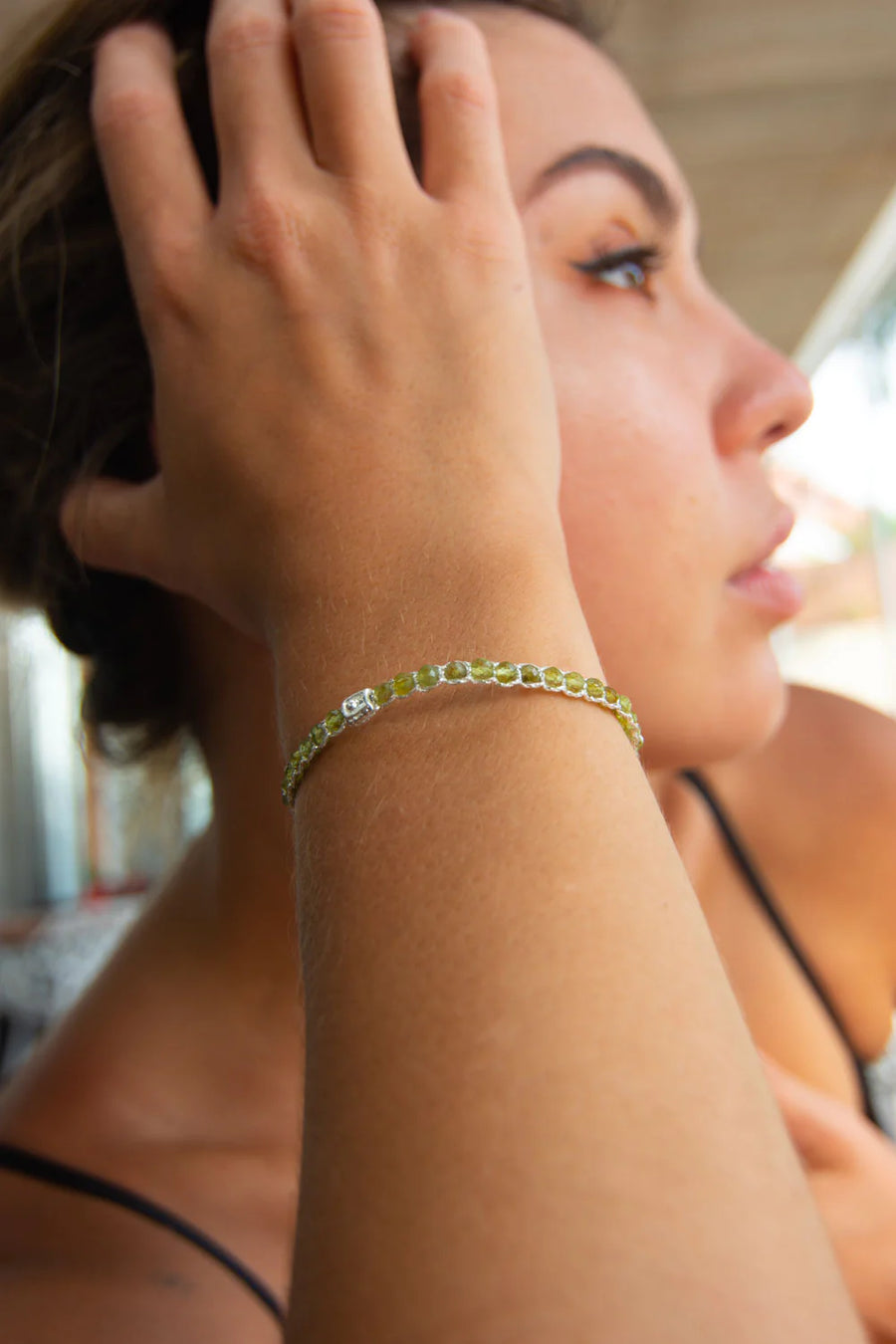 Peridot Bracelet | Silver