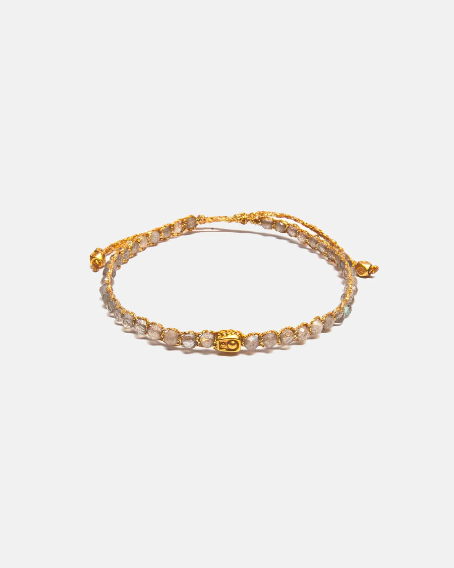 Labradorite Bracelet | Gold