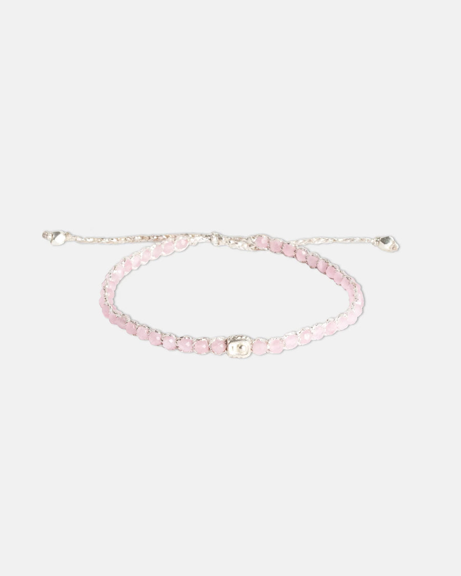 Pink Tourmaline Bracelet from Mozambique | Silver